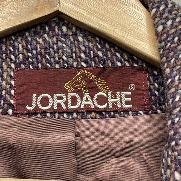 Vintage Jordache Womens Tweed Blazer Size 14 - Picture 2 of 11
